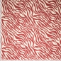 Preview: Woven pl quilted waterproof Moos zebra red